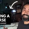Filming an Online Course (Behind the Scenes) - The Income Stream #197