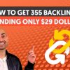 How to Generate 355 Backlinks With 29 Dollars